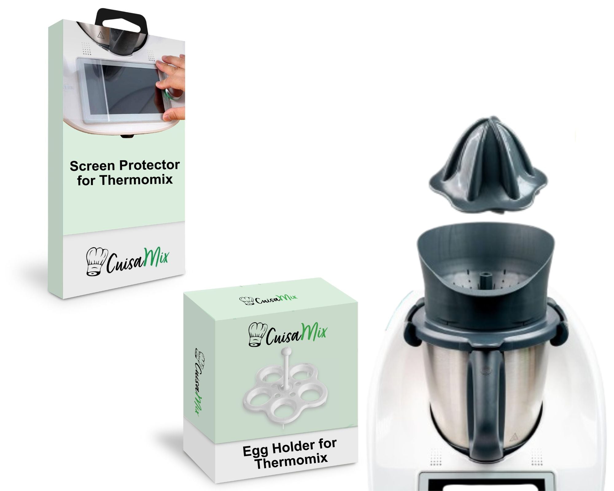 Pressix - Citrus Juicer for Thermomix (+ 2 FREE Accessories)