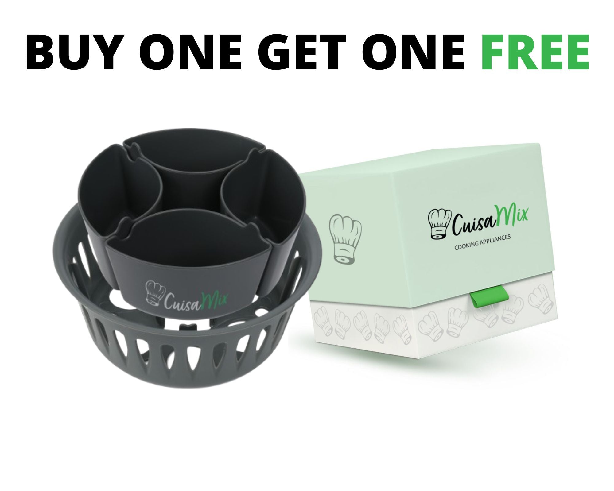 Cuirasix - 2-in-1 Egg Cooker for Thermomix (+1 FREE)