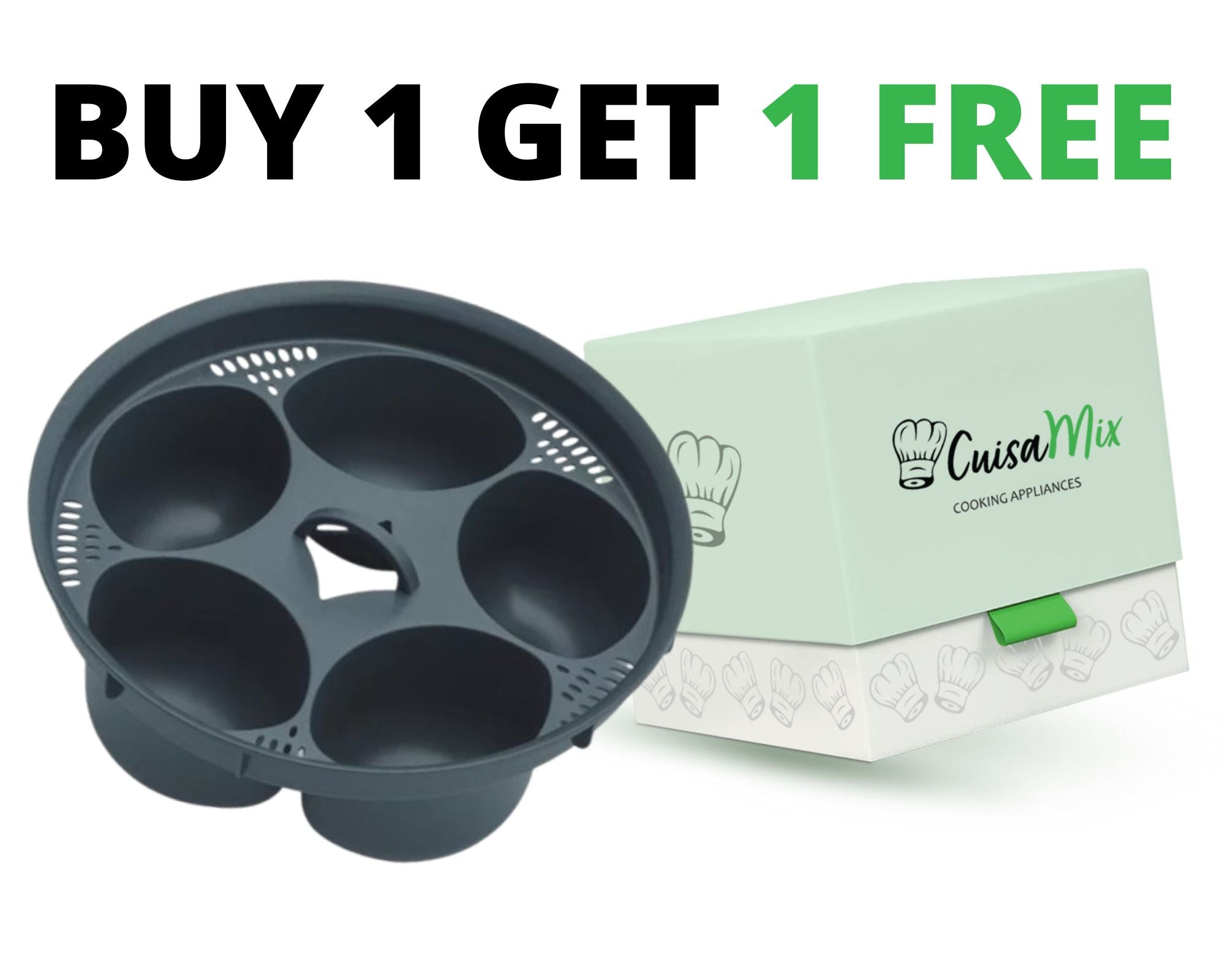 Cuisix - Egg Cooker for Thermomix (+ 1 FREE)